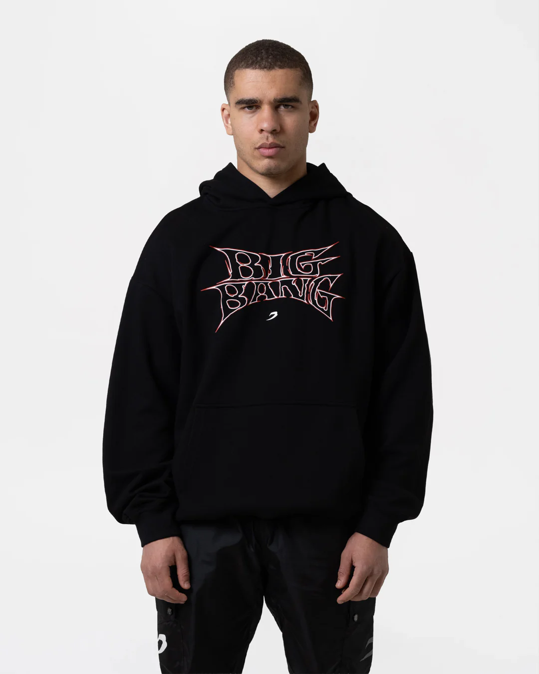 Nakatani x BOXRAW Big Bang Oversized Hoodie - Black - Image 4