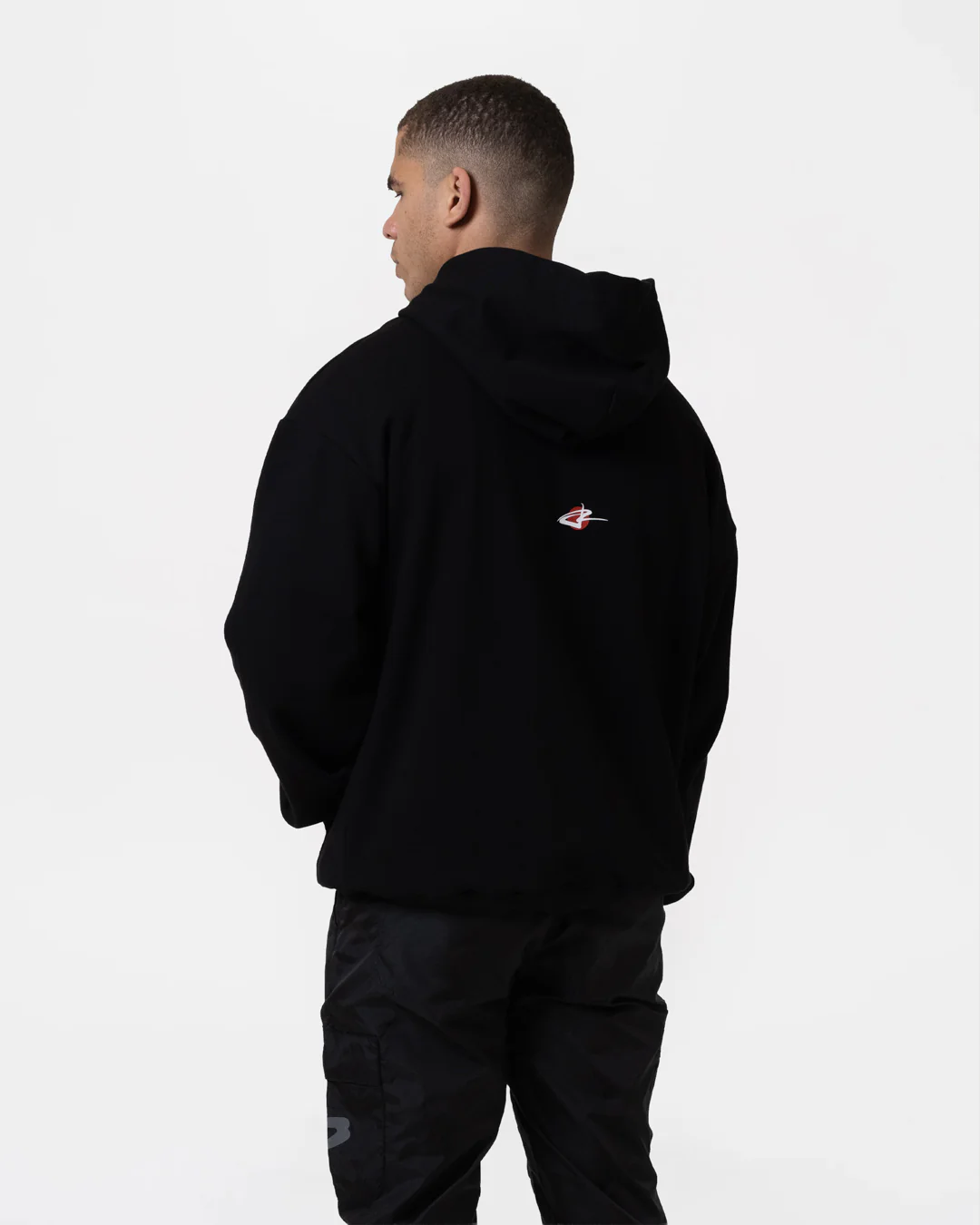 Nakatani x BOXRAW Big Bang Oversized Hoodie - Black - Image 6