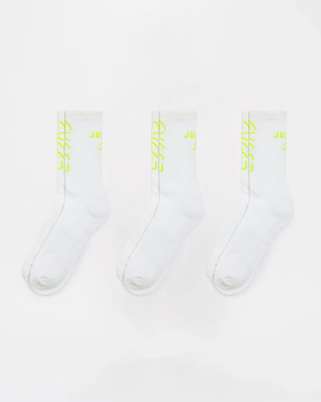 Nakatani x BOXRAW Crew Socks (3 Pairs) - White - Image 6