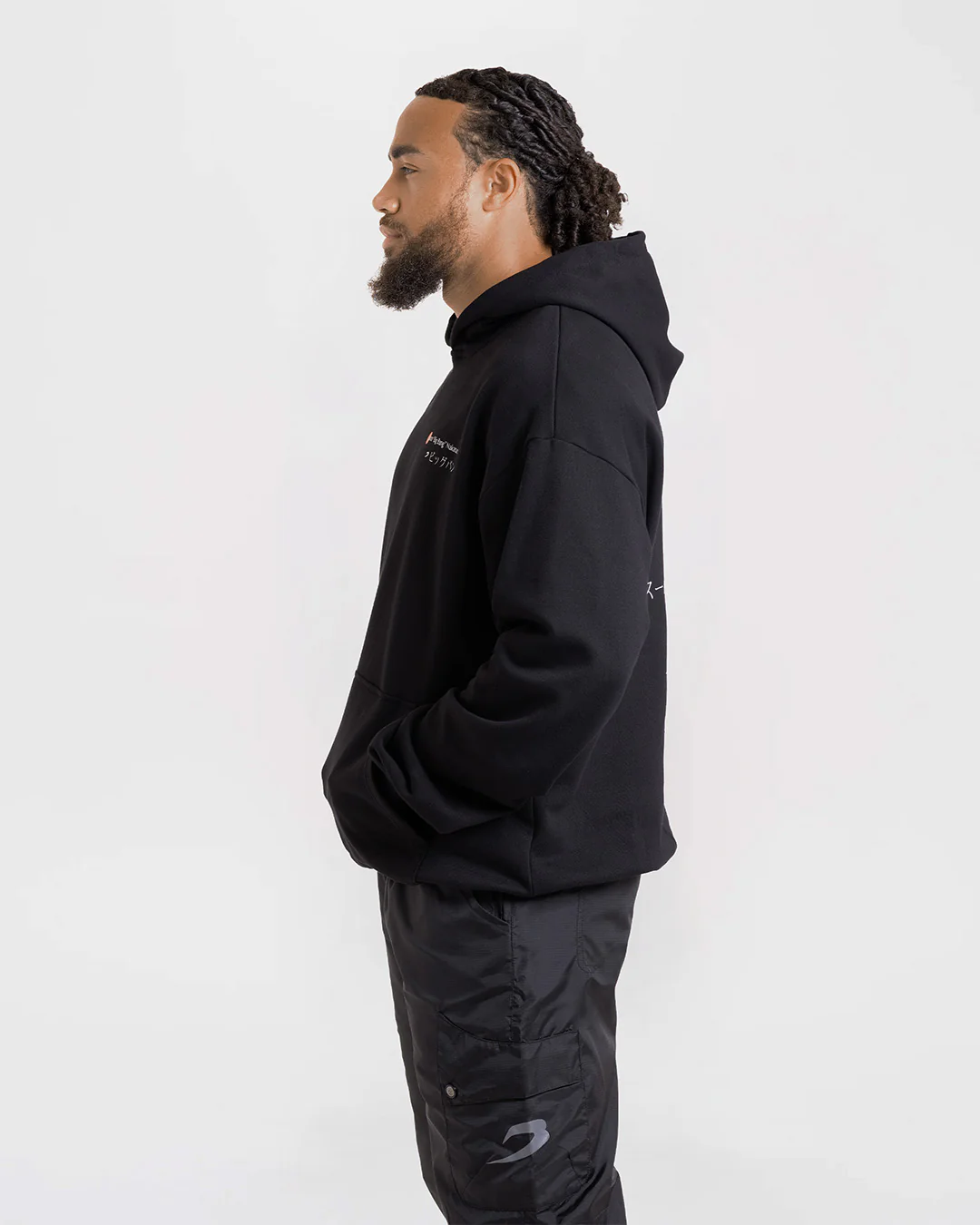 Nakatani x BOXRAW Oversized Hoodie - Black - Image 5