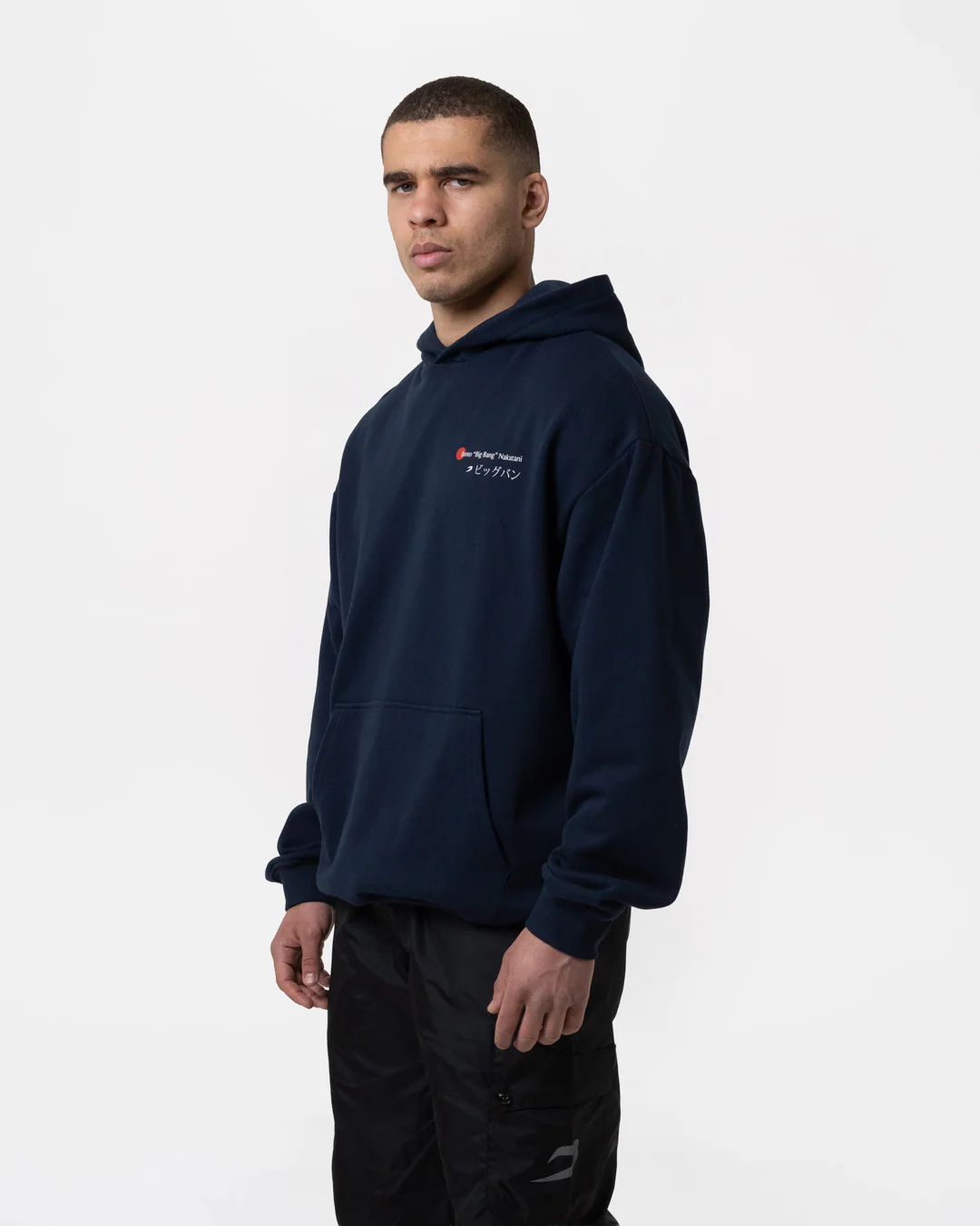 Nakatani x BOXRAW Oversized Hoodie - Navy - Image 4