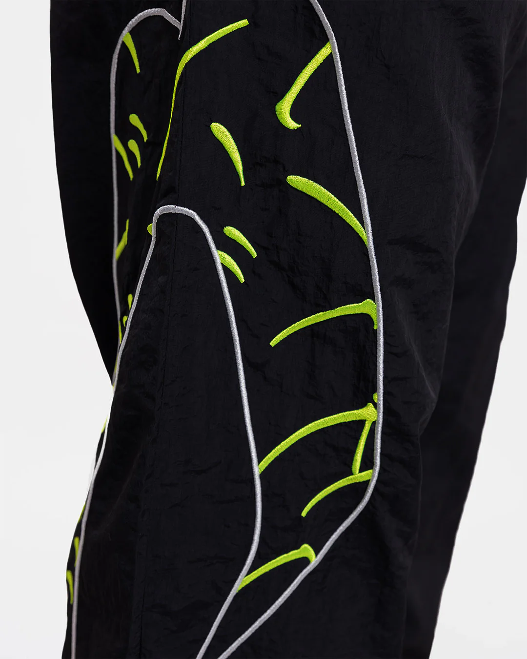 Nakatani x BOXRAW Track Bottoms - Black/Yellow - Image 9