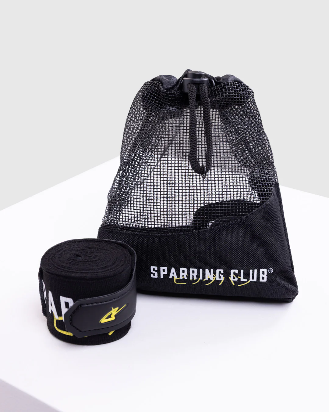 Nakatani x Sparring Club 4.5m Hand Wraps - Black - Image 4