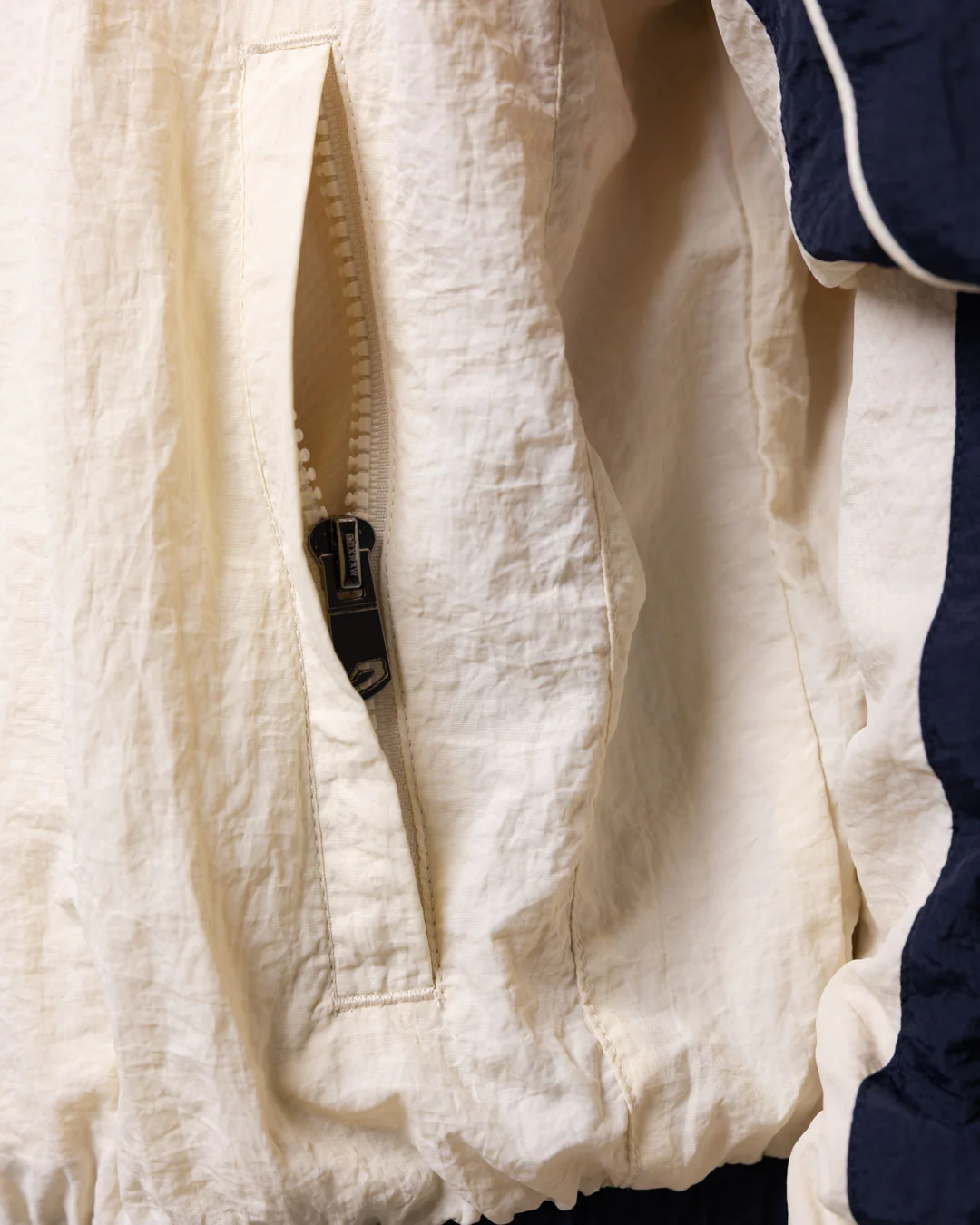 Nell Track Jacket - Navy/Cream - Image 10