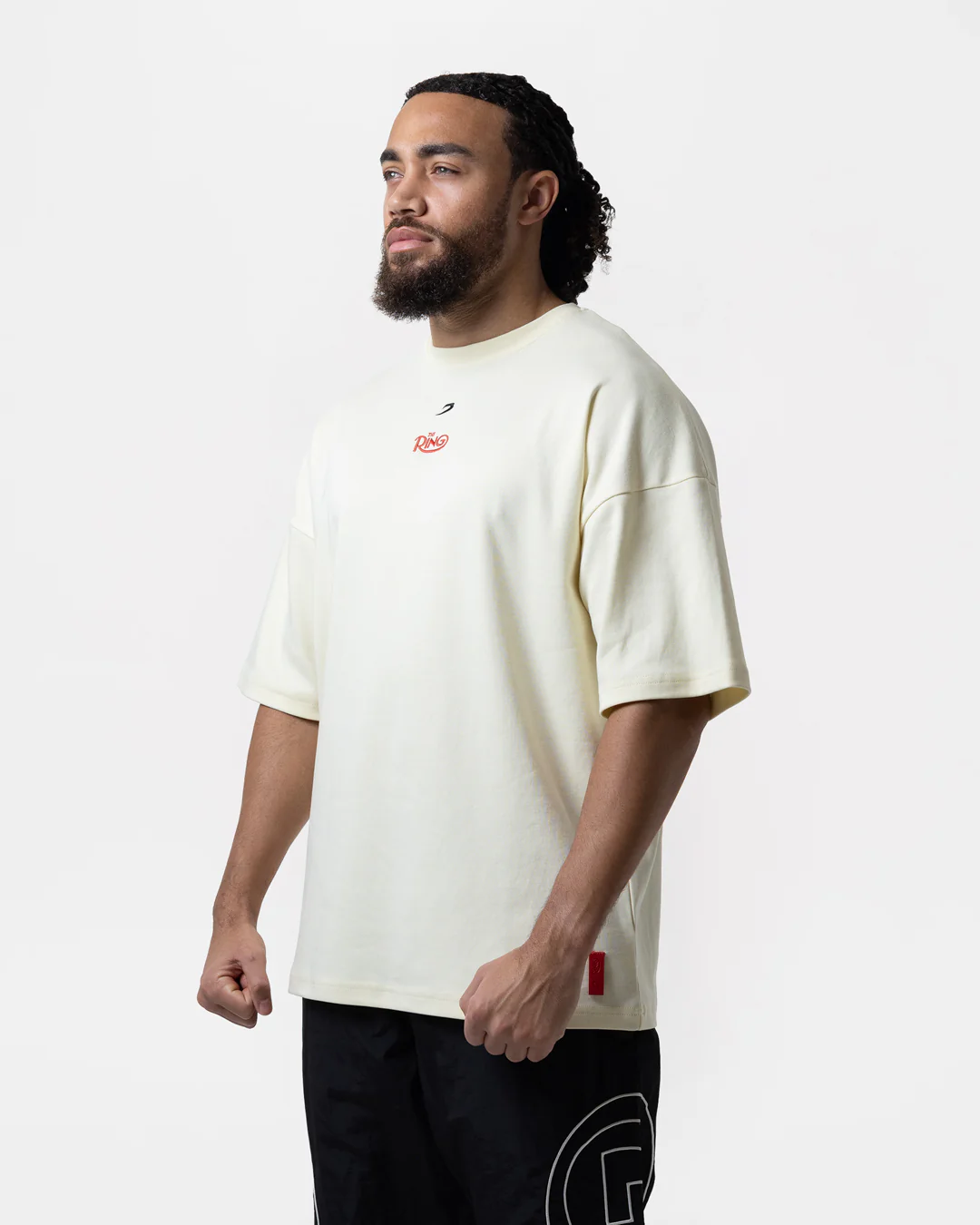 Ring x BOXRAW Manny Pacquiao Oversized T-Shirt - Stone Beige - Image 4