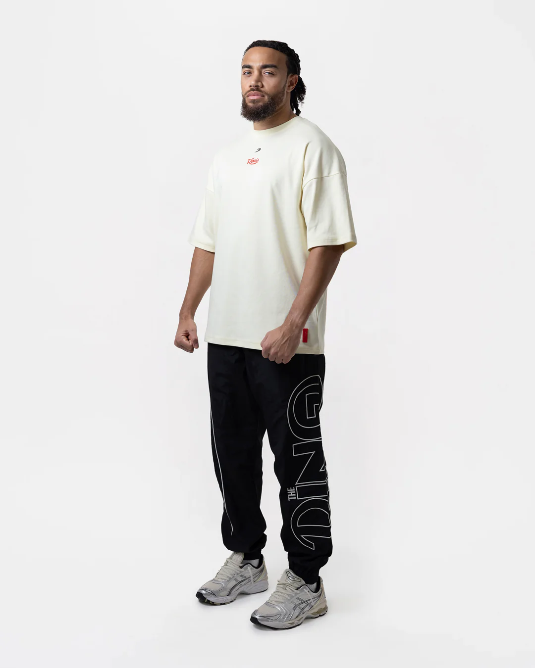 Ring x BOXRAW Manny Pacquiao Oversized T-Shirt - Stone Beige - Image 9