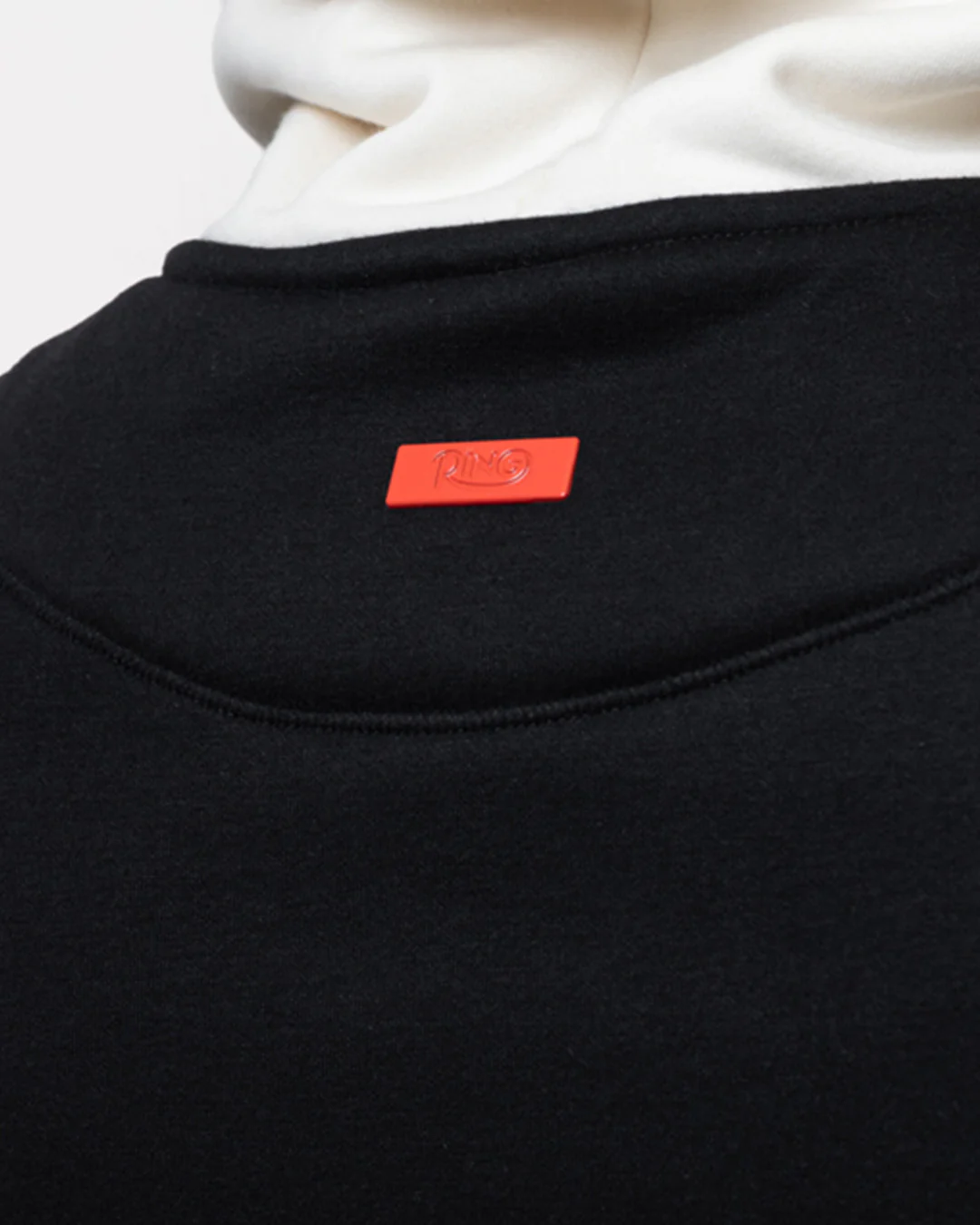 Ring x BOXRAW Oversized Hoodie - Black/Beige - Image 8