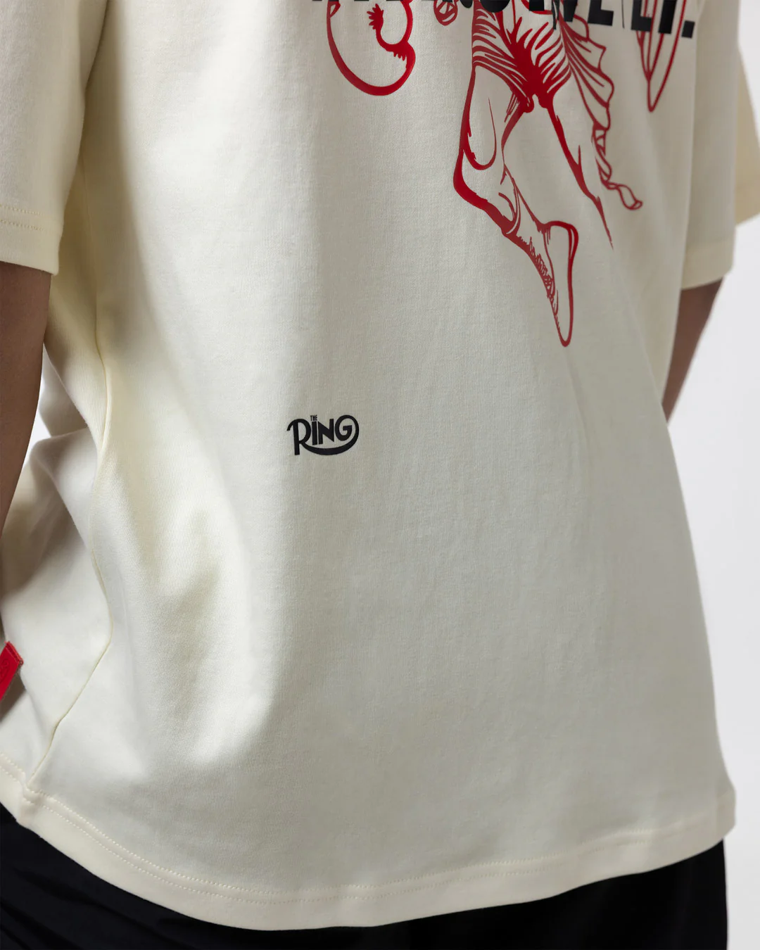 Ring x BOXRAW Oversized T-Shirt - Beige - Image 8