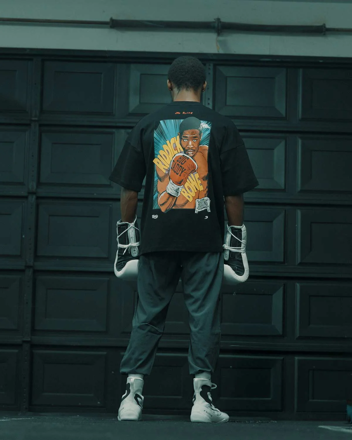 Ring x BOXRAW Riddick Bowe T-Shirt - Black - Image 3