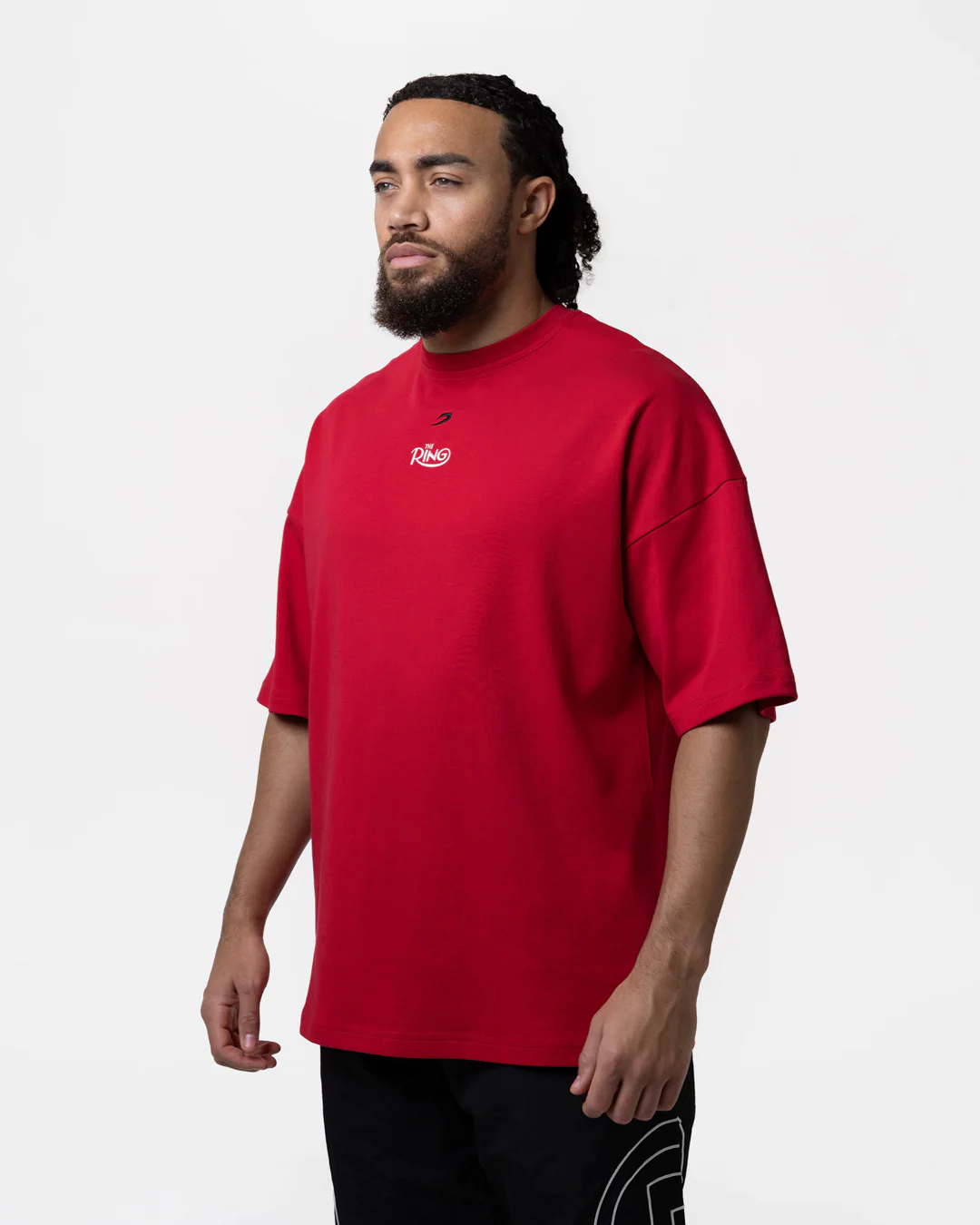Ring x BOXRAW Roberto Duran Oversized T-Shirt - Crimson Red - Image 5