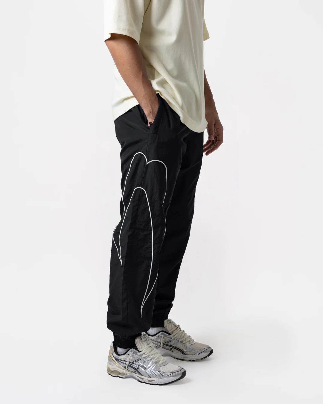 Ring x BOXRAW Track Bottoms - Black - Image 5