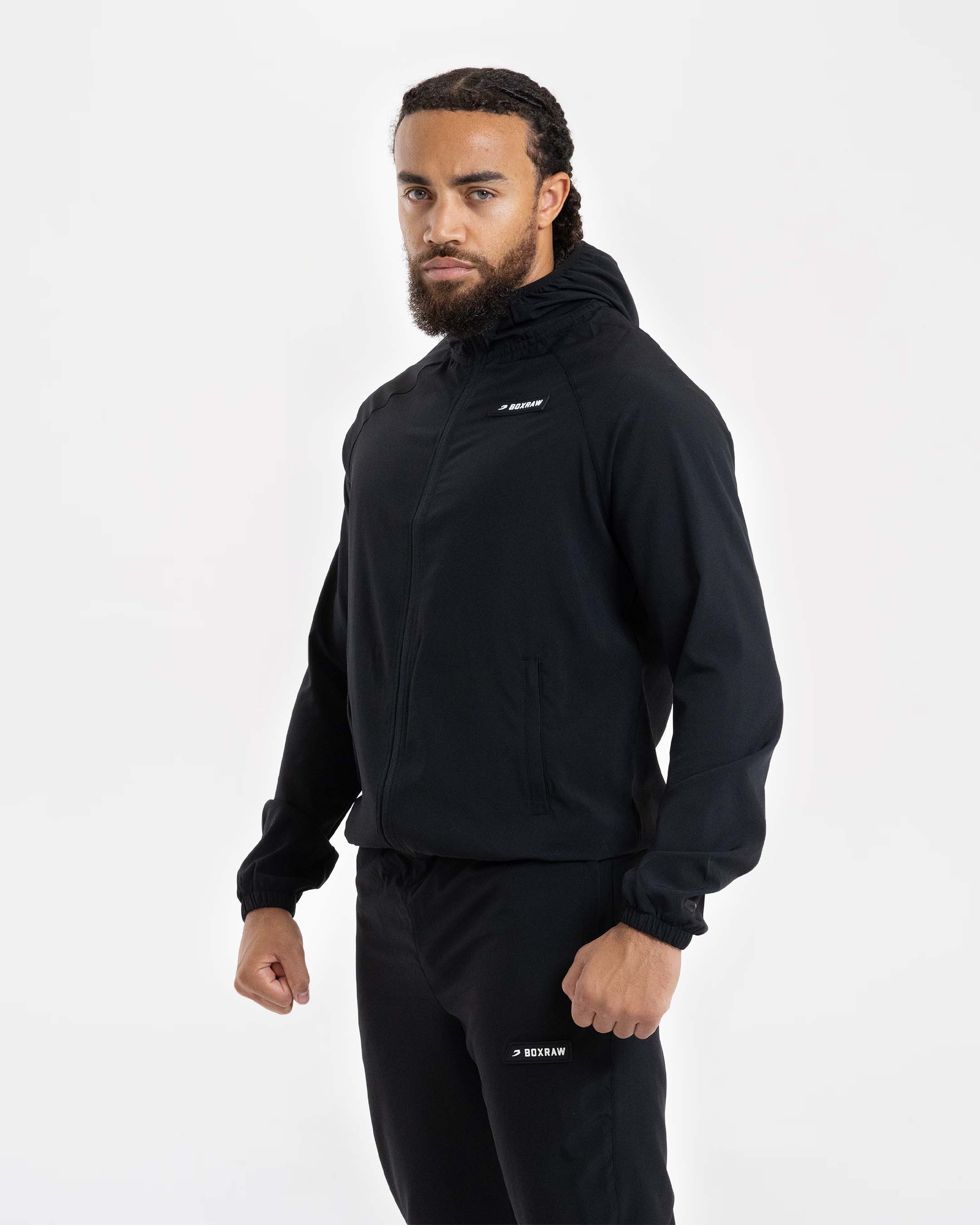 Robinson Training Jacket - Black - Image 4