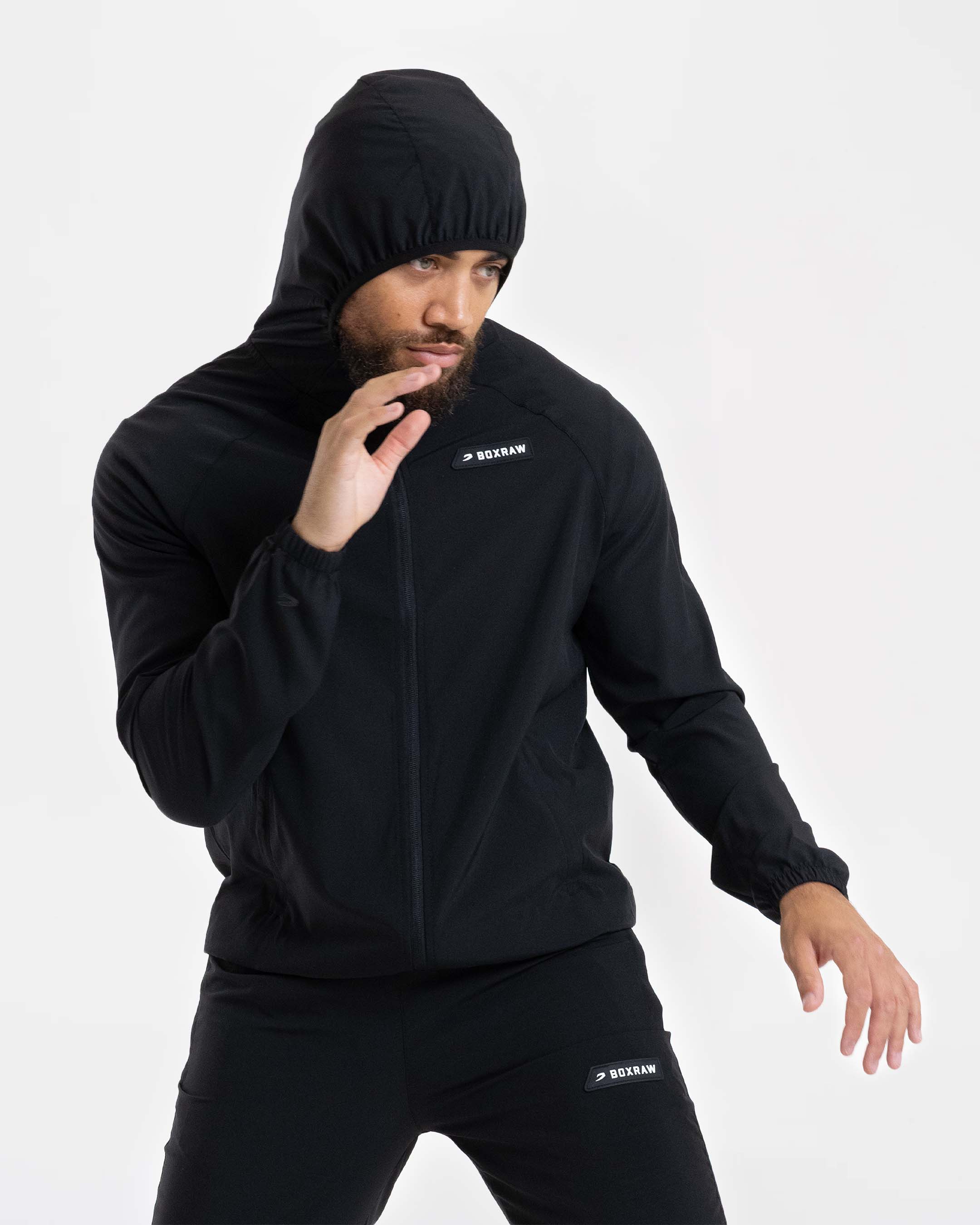 Robinson Training Jacket - Black - Image 8