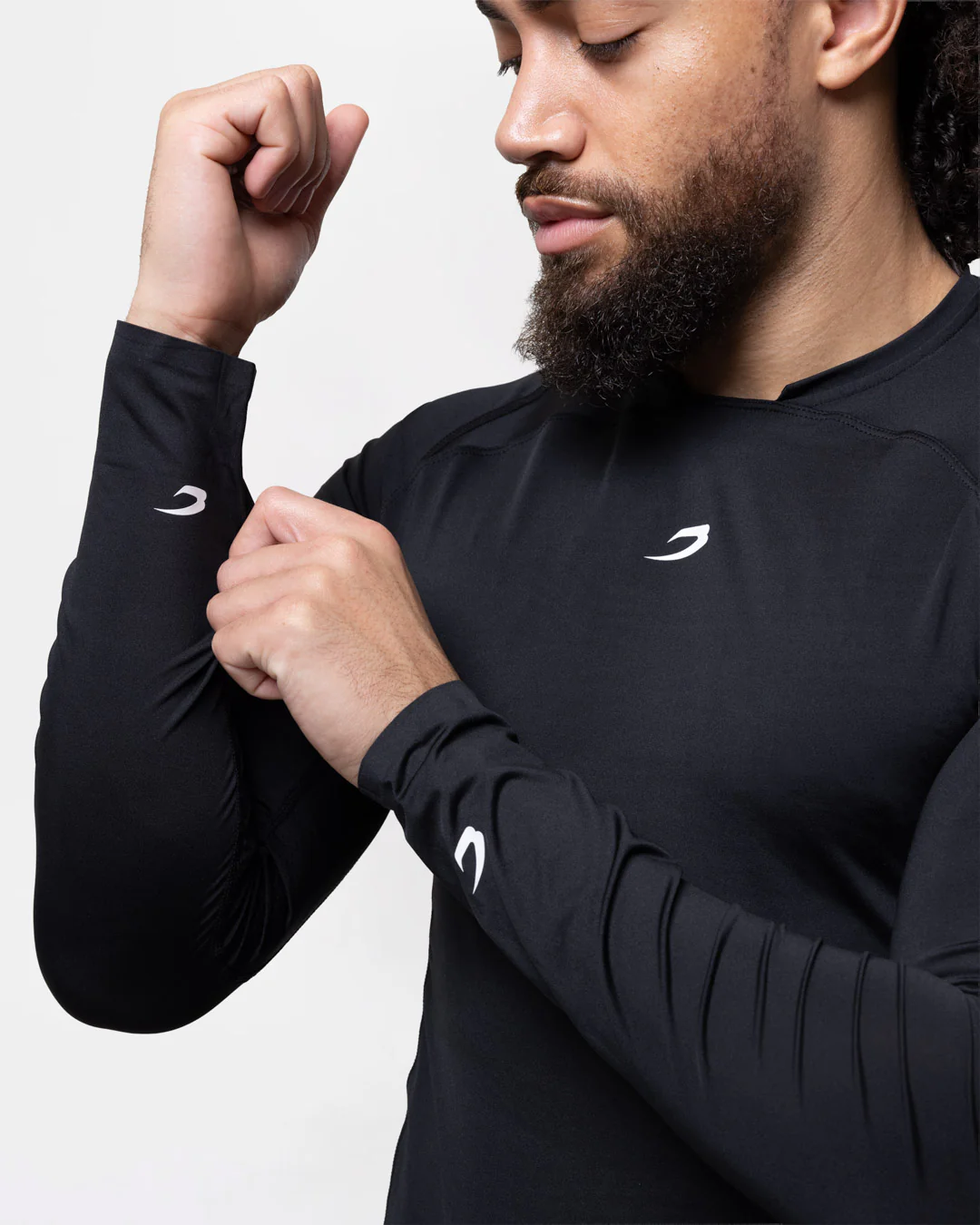 Saddler Compression Long Sleeve T-Shirt - Black - Image 14