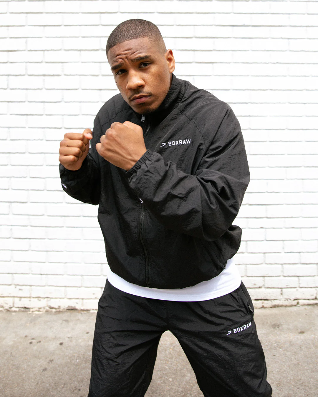 Saxton Track Jacket - Black - Image 3
