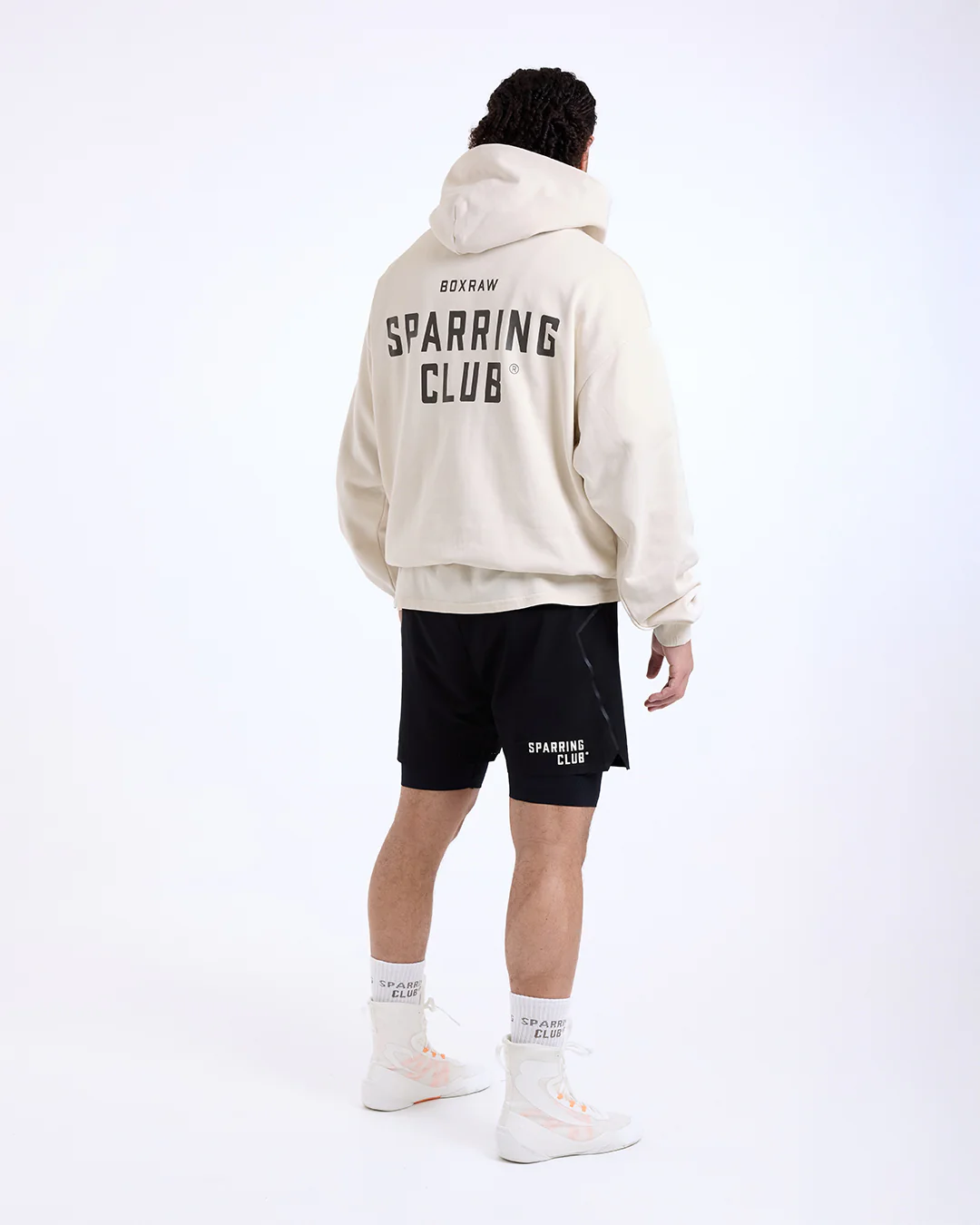 Sparring Club Oversized Hoodie - Washed Beige - Image 11