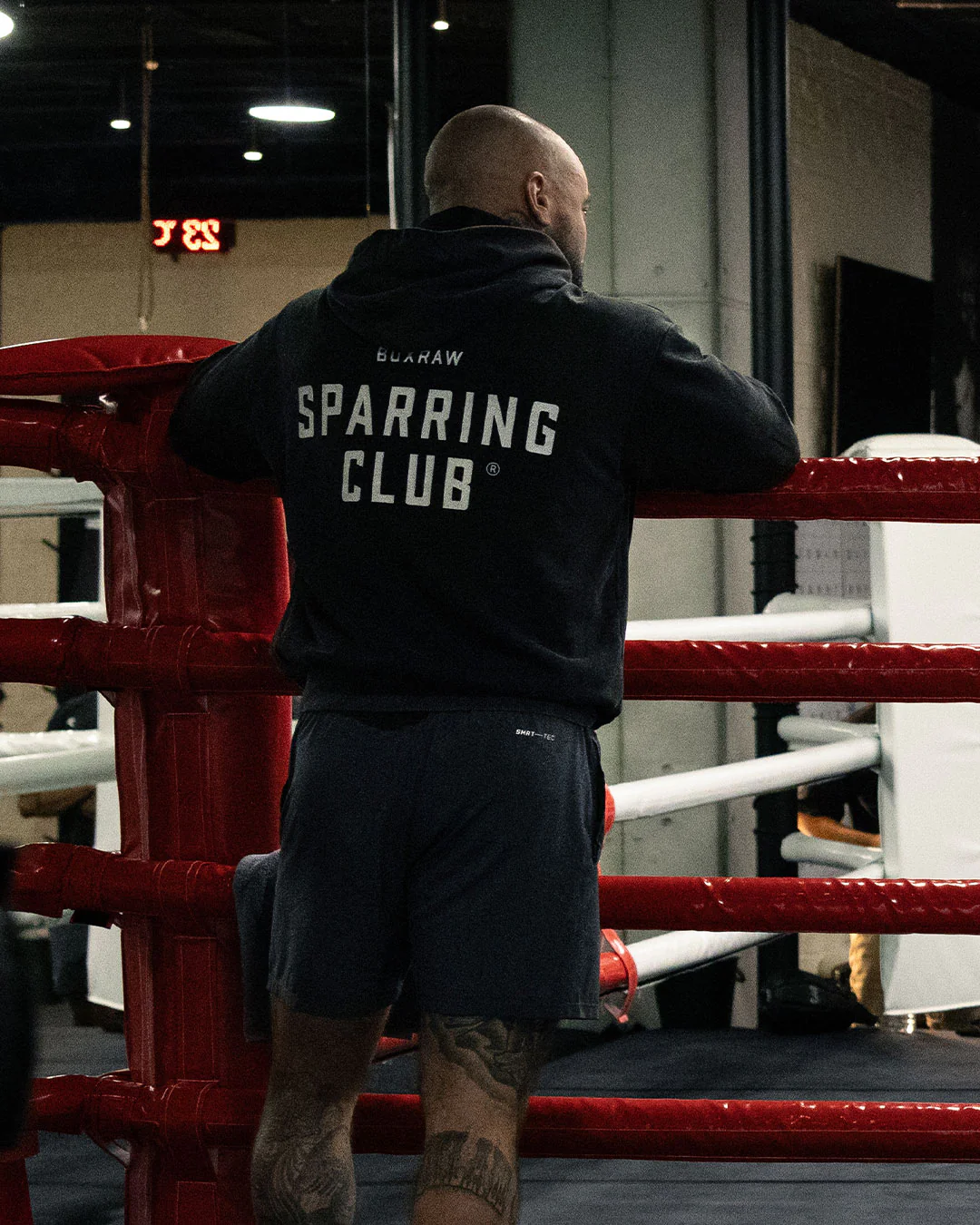 Sparring Club Oversized Hoodie - Washed Beige - Image 3