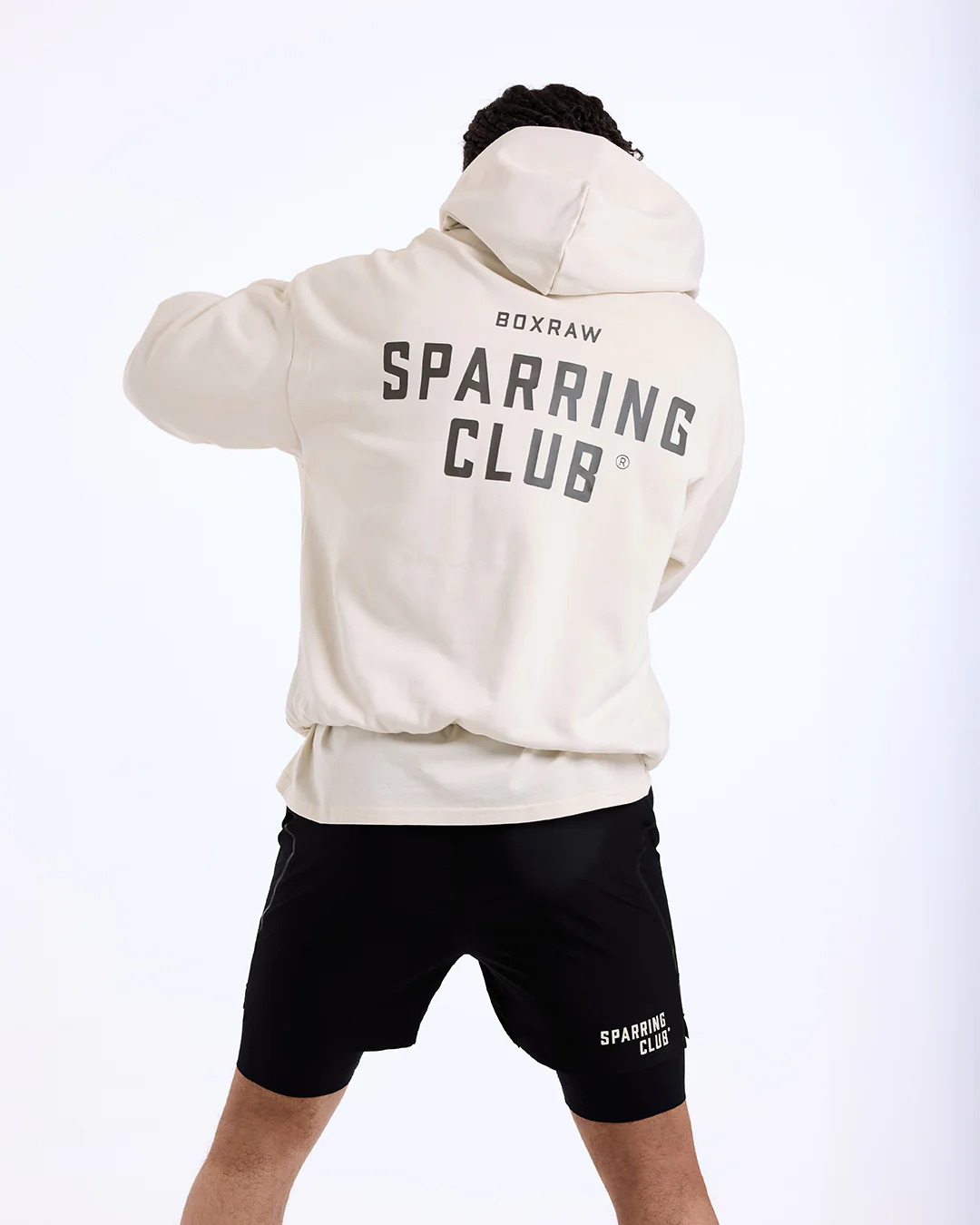 Sparring Club Oversized Hoodie - Washed Beige - Image 7