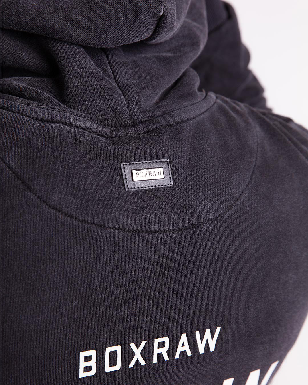 Sparring Club Oversized Hoodie - Washed Black - Image 9