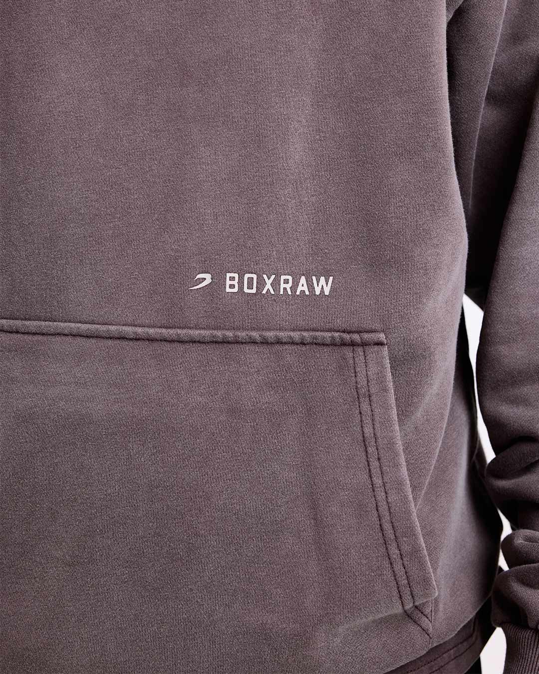 Sparring Club Oversized Hoodie - Washed Brown - Image 8