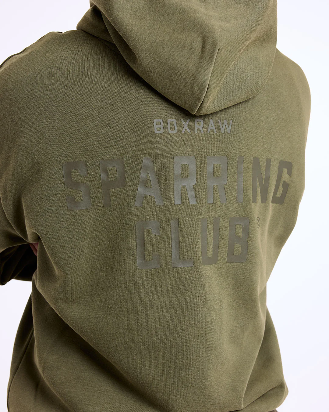 Sparring Club Oversized Hoodie - Washed Olive - Image 10