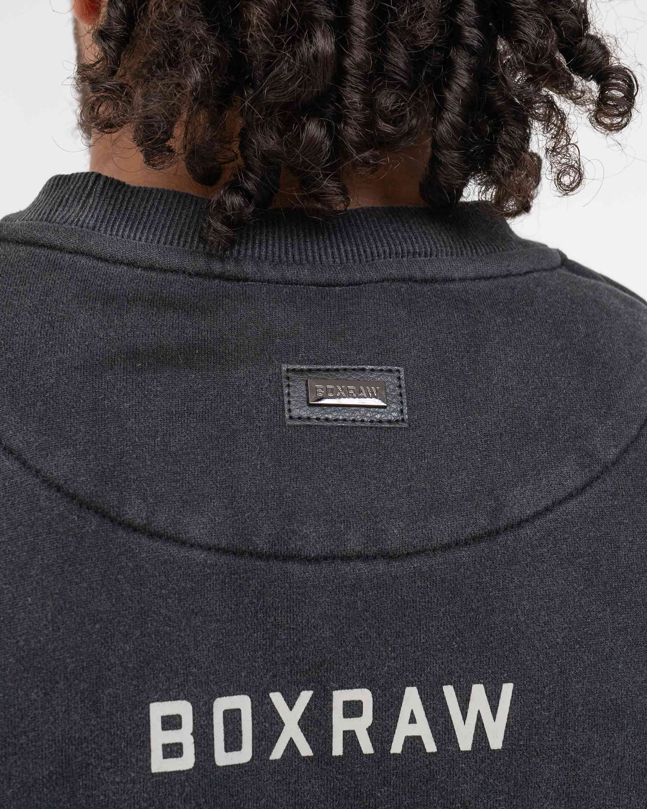 Sparring Club Oversized Sweatshirt - Washed Black - Image 8