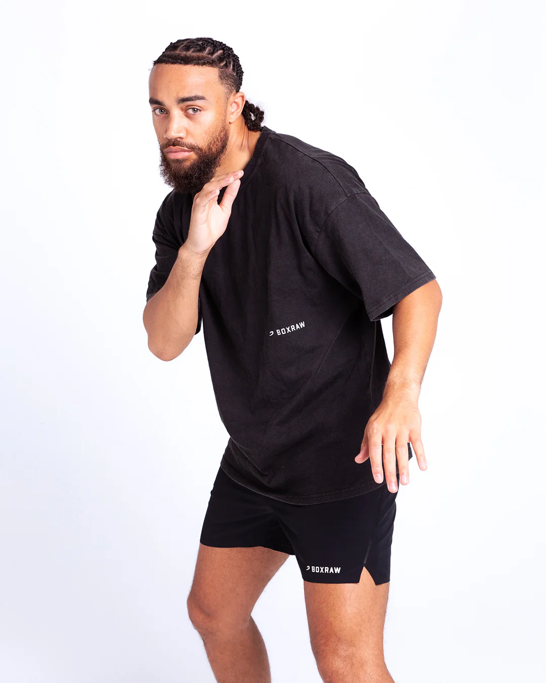 Sparring Club Oversized T-Shirt - Washed Black - Image 5
