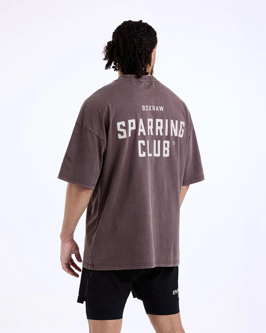 Sparring Club Oversized T-Shirt - Washed Brown - Image 6