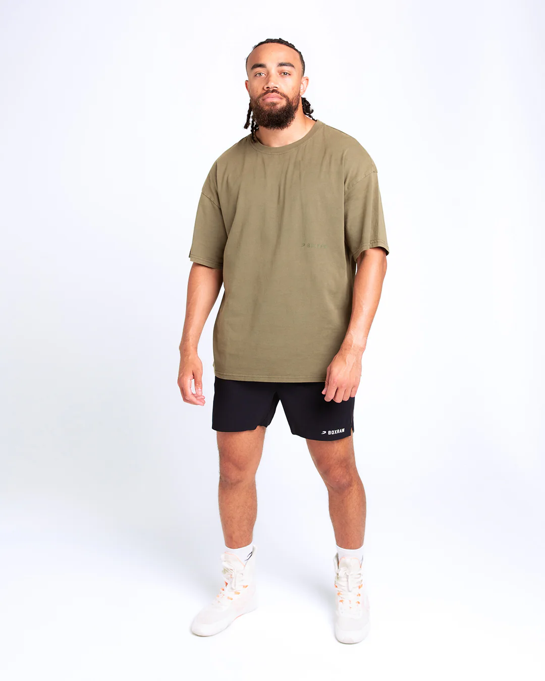 Sparring Club Oversized T-Shirt - Washed Olive - Image 10
