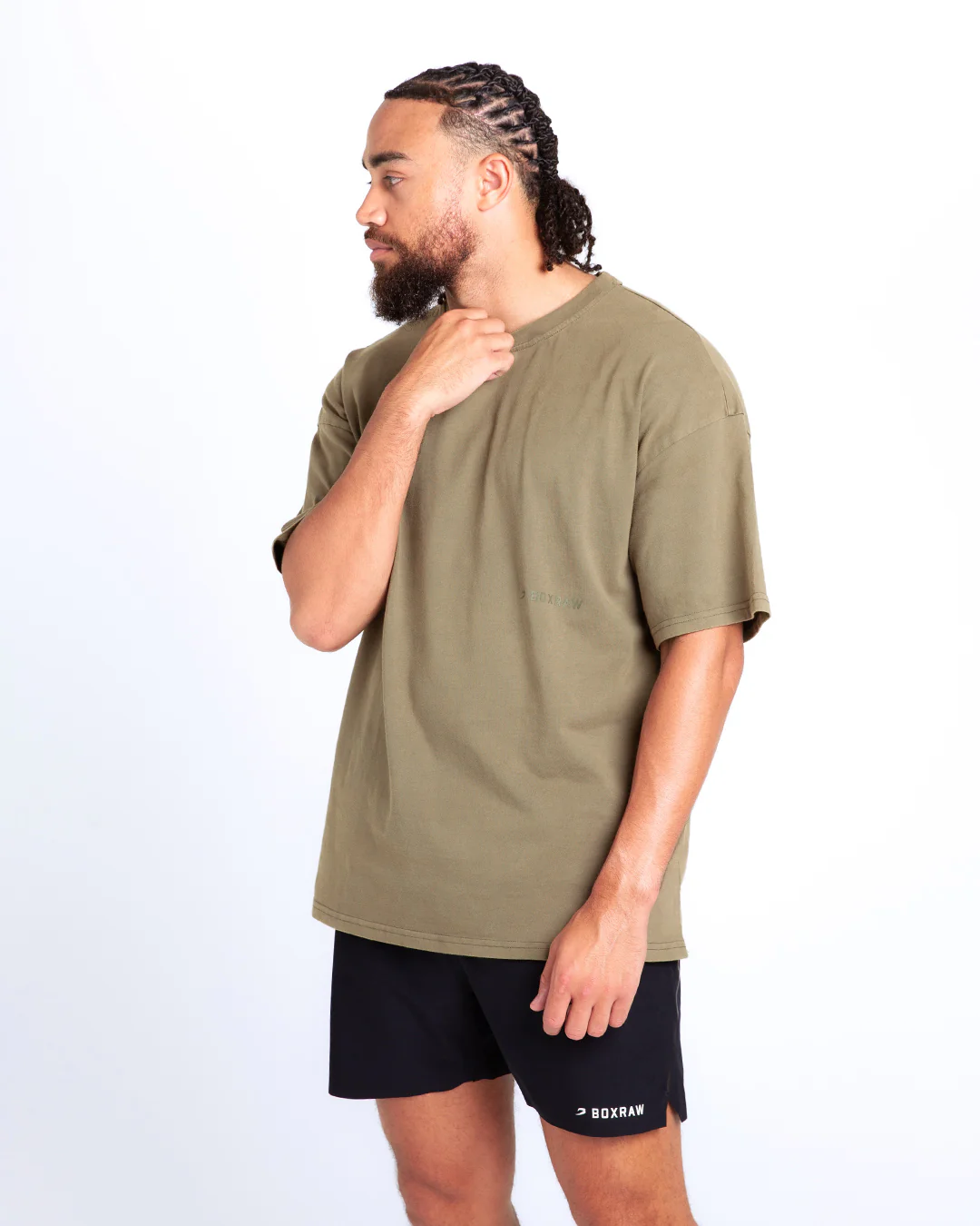 Sparring Club Oversized T-Shirt - Washed Olive - Image 5