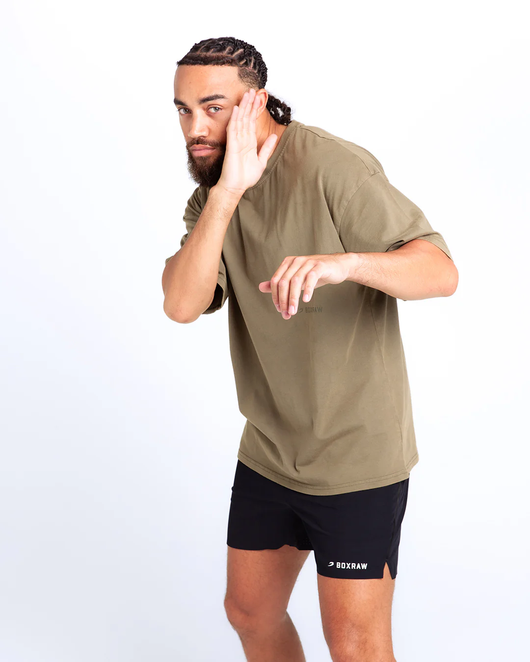 Sparring Club Oversized T-Shirt - Washed Olive - Image 6