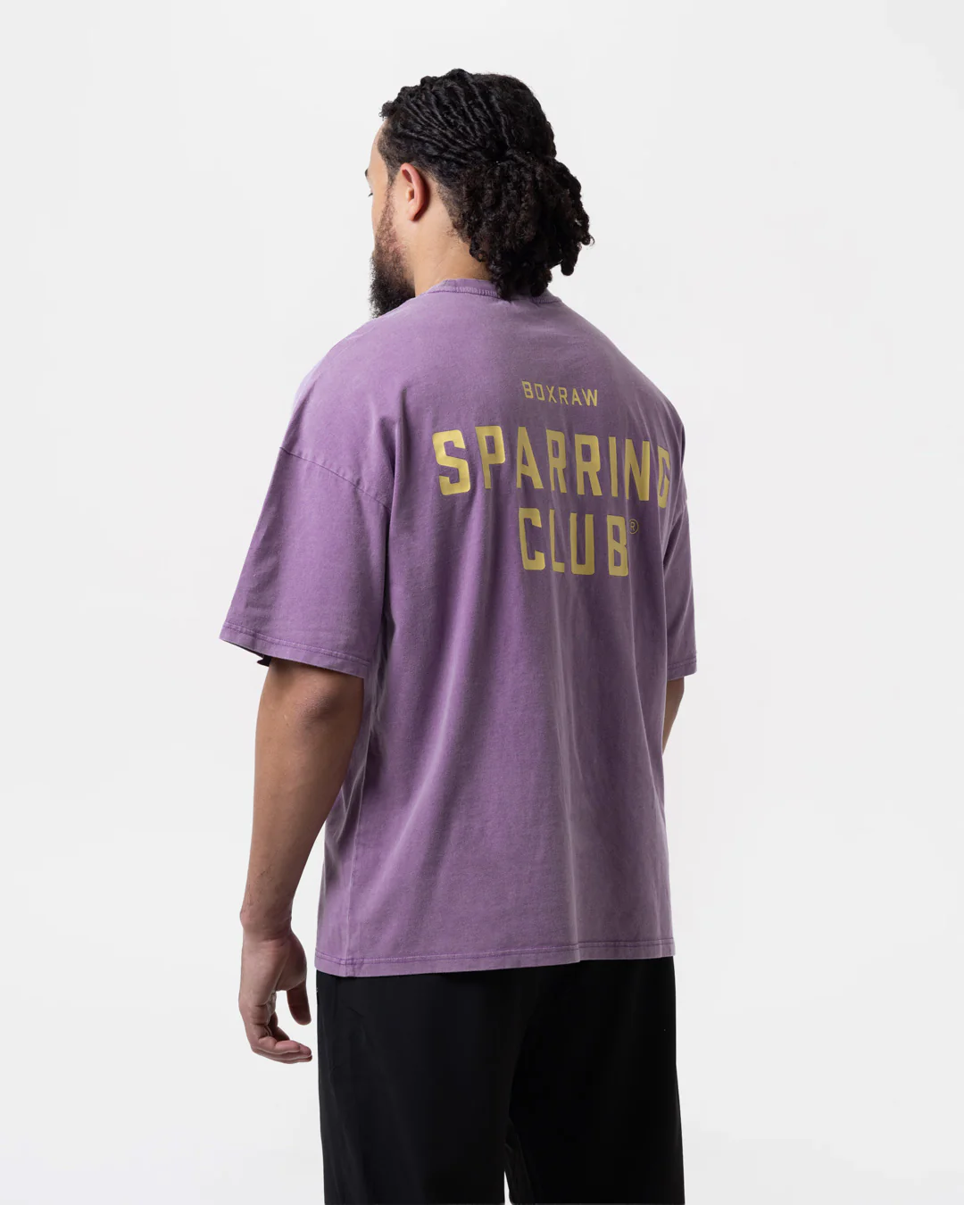 Sparring Club Oversized T-Shirt - Washed Purple
