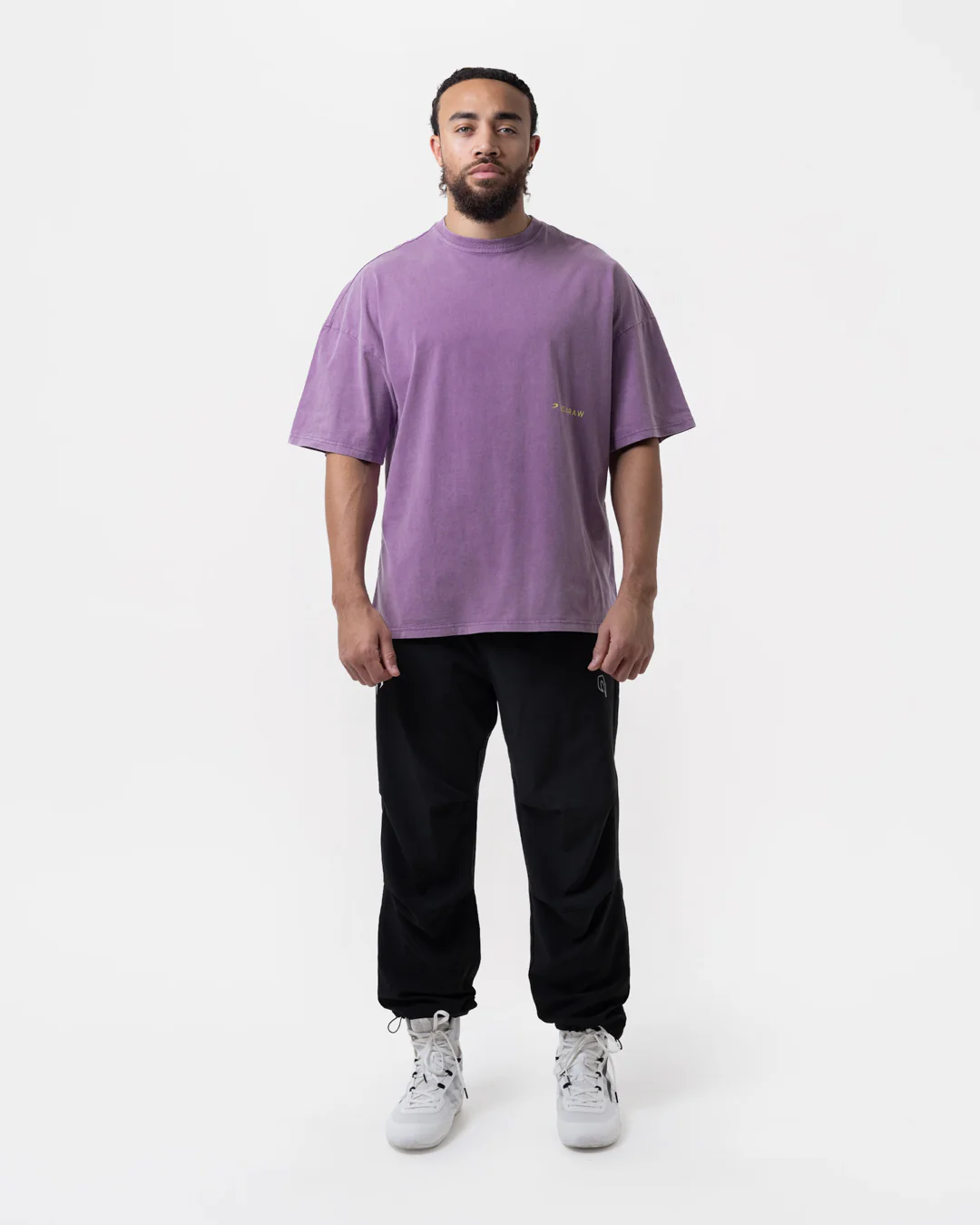 Sparring Club Oversized T-Shirt - Washed Purple - Image 2