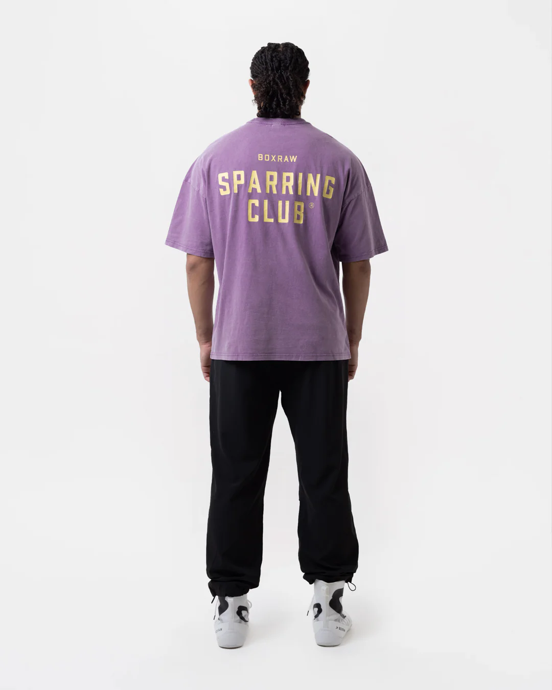 Sparring Club Oversized T-Shirt - Washed Purple - Image 6