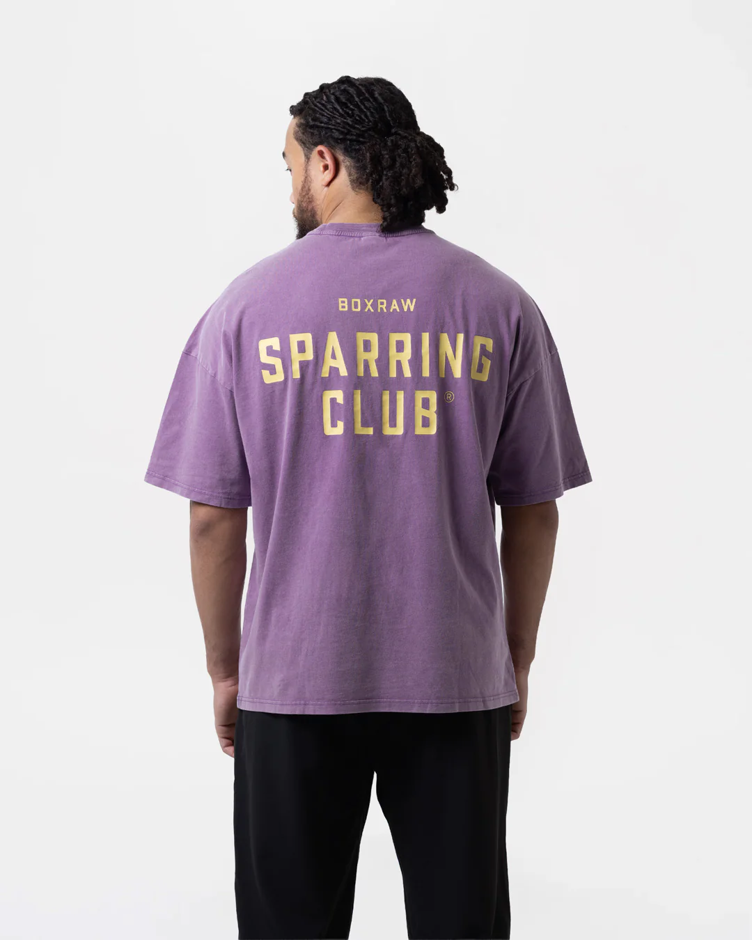 Sparring Club Oversized T-Shirt - Washed Purple - Image 7