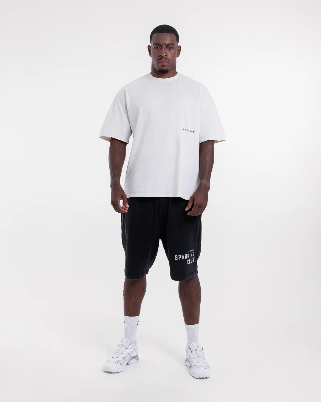 Sparring Club Sweat Shorts - Washed Black - Image 2