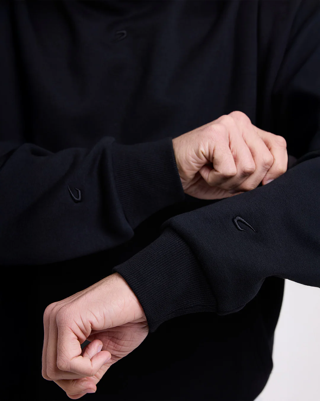 Strike Oversized Hoodie - Black - Image 8