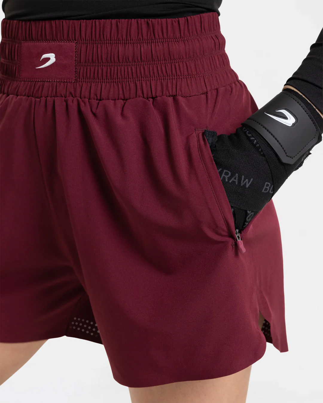 Tammy Shorts - Burgundy - Image 9