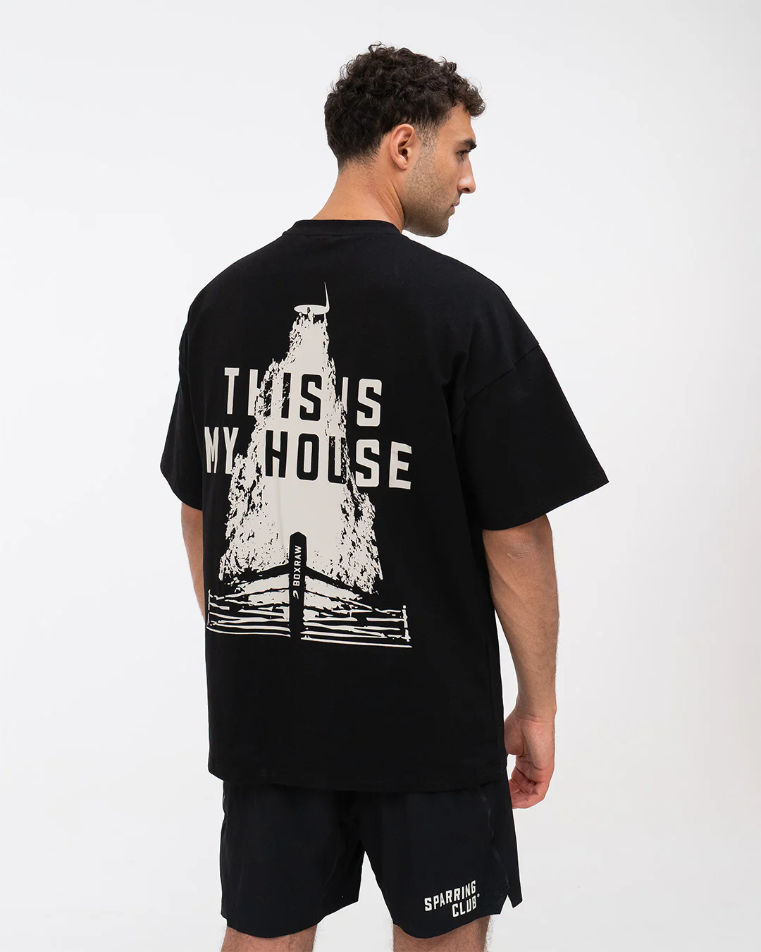 This Is My House Oversized T-Shirt - Black - Image 5