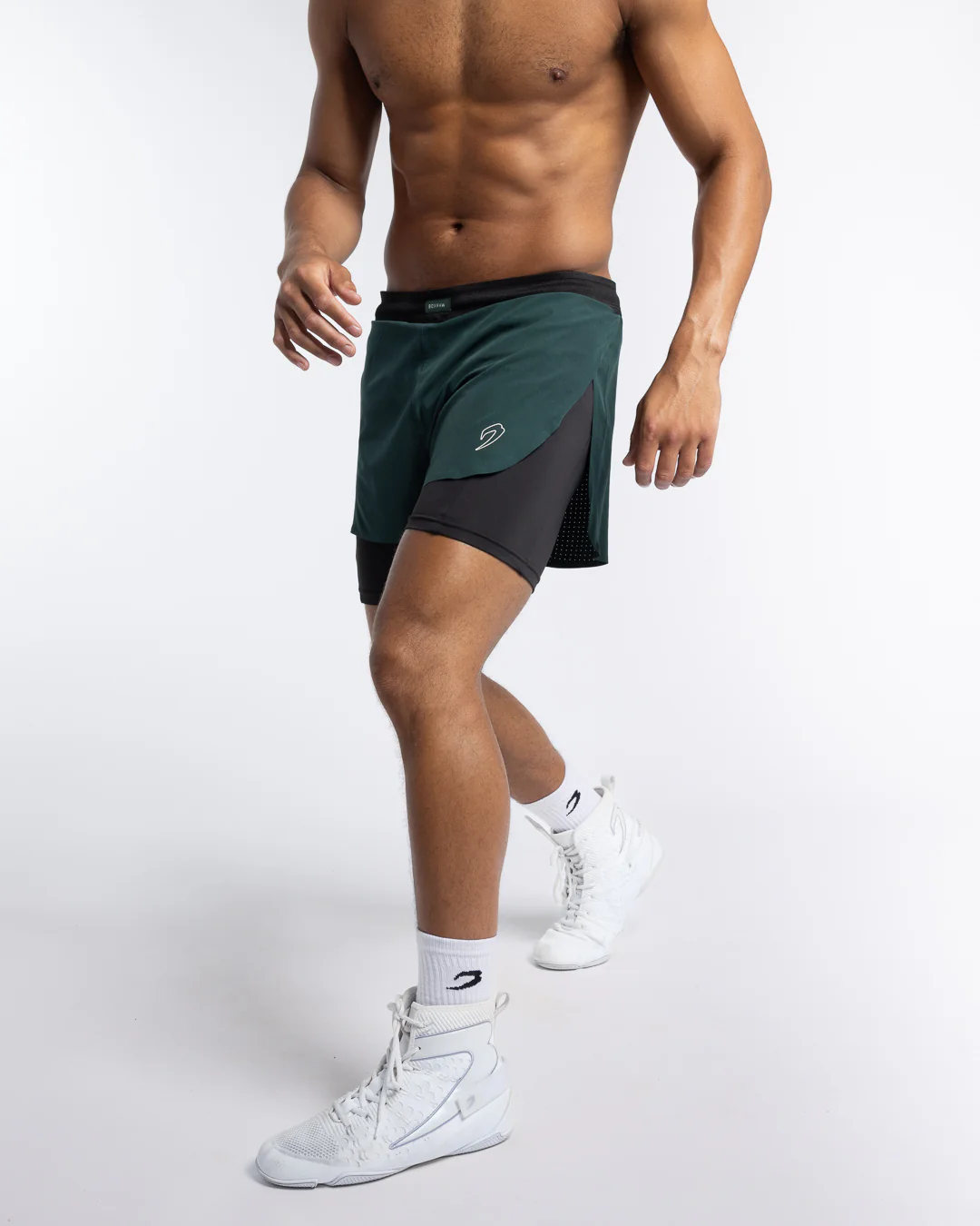 Tunero 2-in-1 Shorts - Green - Image 4