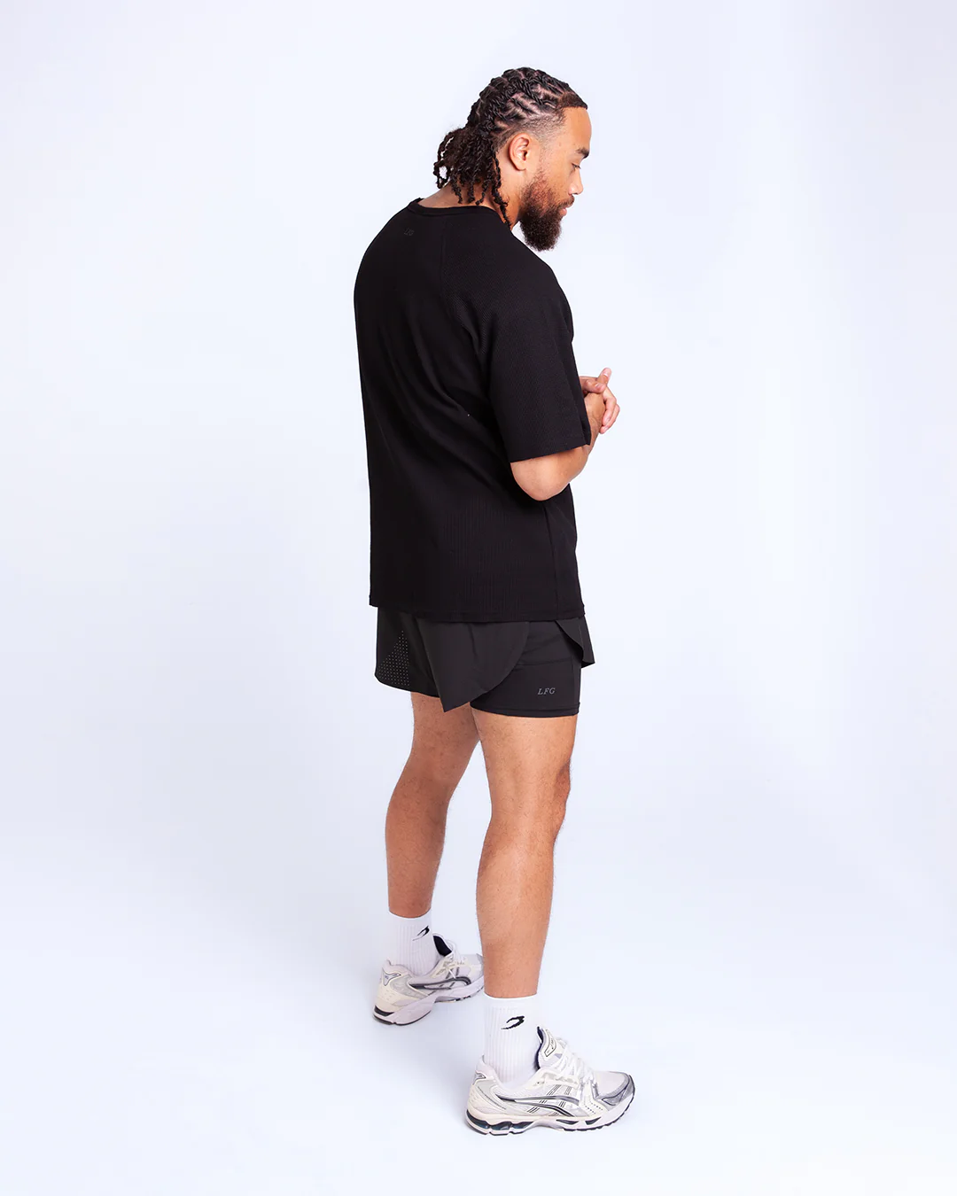 Tunero Raw Edge T-Shirt - Black - Image 11
