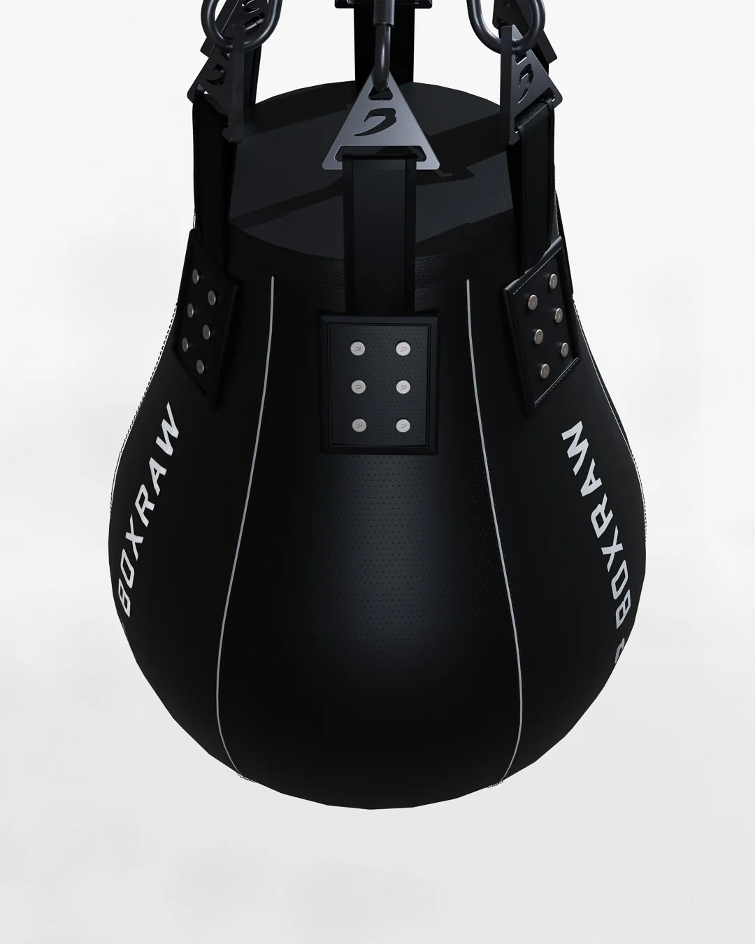 BOXRAW Uppercut Bag - Black/45kg - Image 3