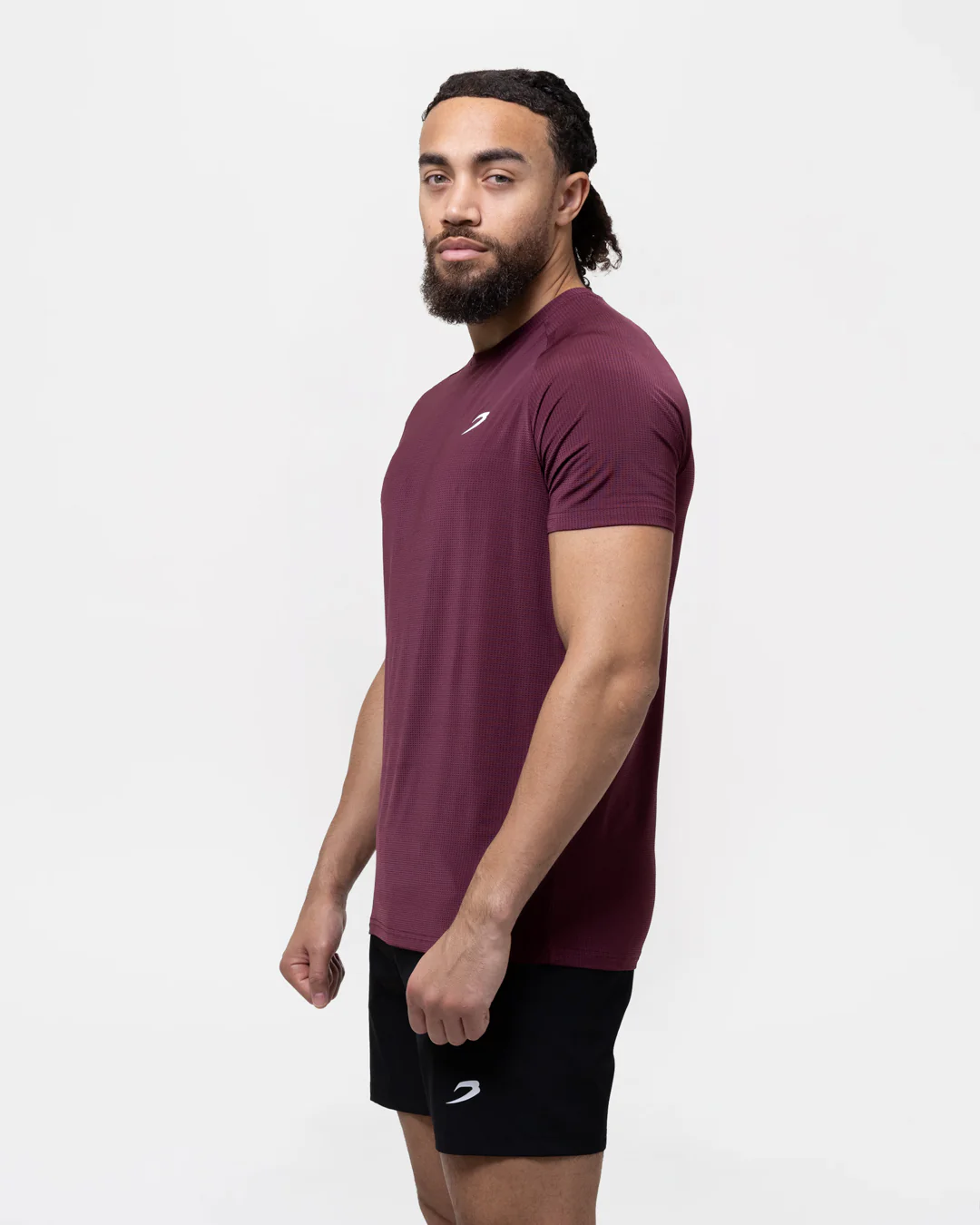 Valdes T-Shirt - Burgundy - Image 3