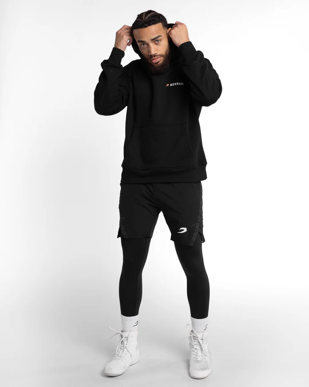 We Don't Play Boxing Oversized Hoodie - Black - Image 3