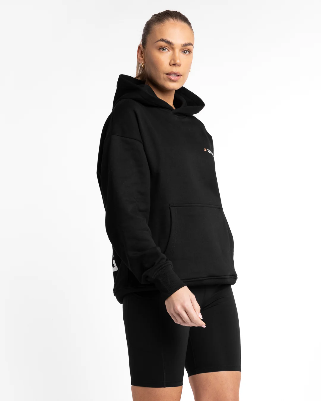 We Don't Play Boxing Oversized Hoodie - Black - Image 6