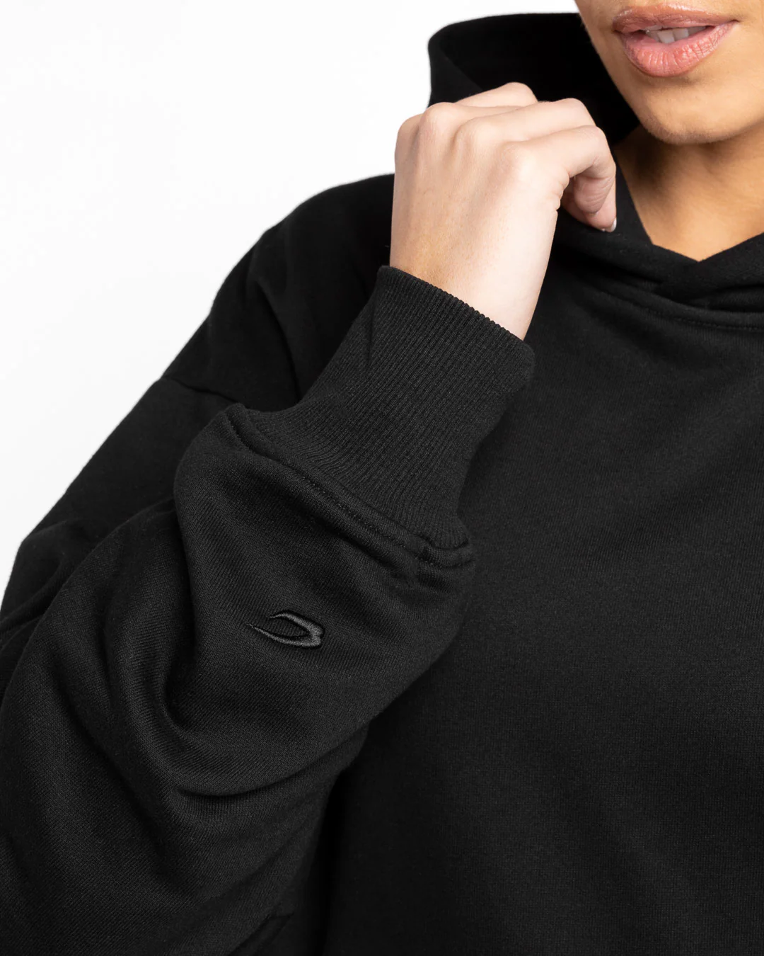We Don't Play Boxing Oversized Hoodie - Black - Image 9