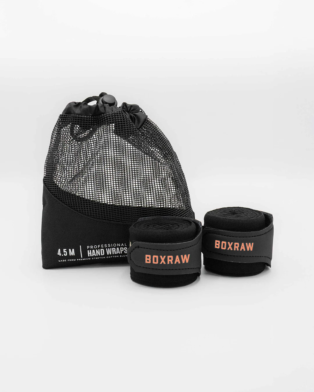 4.5m We Don't Play Boxing Hand Wraps - Black - Image 4