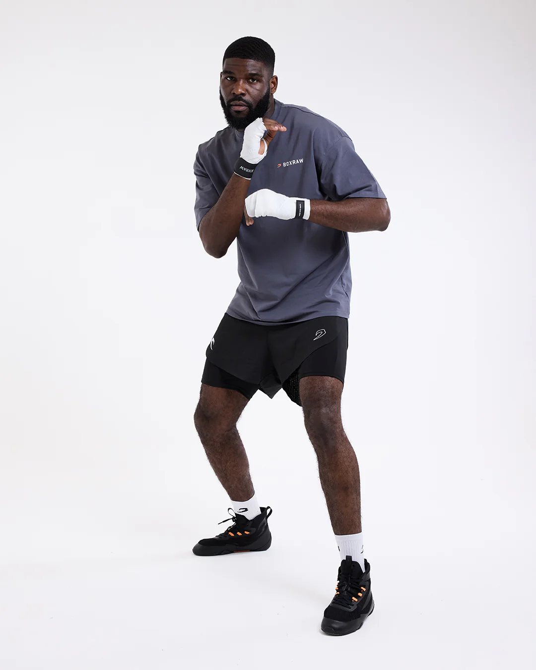 We Don't Play Boxing Oversized T-Shirt - Charcoal - Image 2