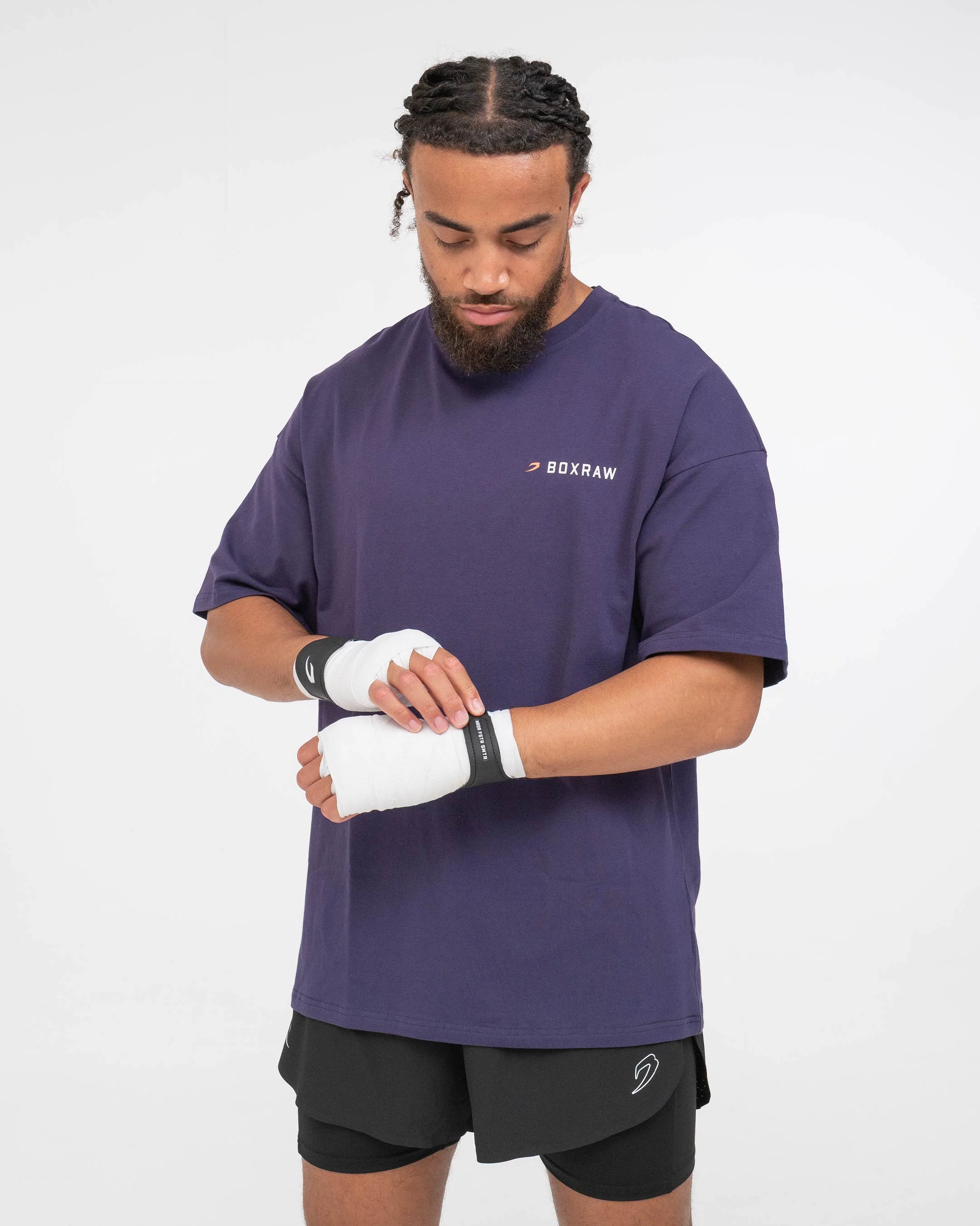 We Don't Play Boxing Oversized T-Shirt - Purple - Image 5