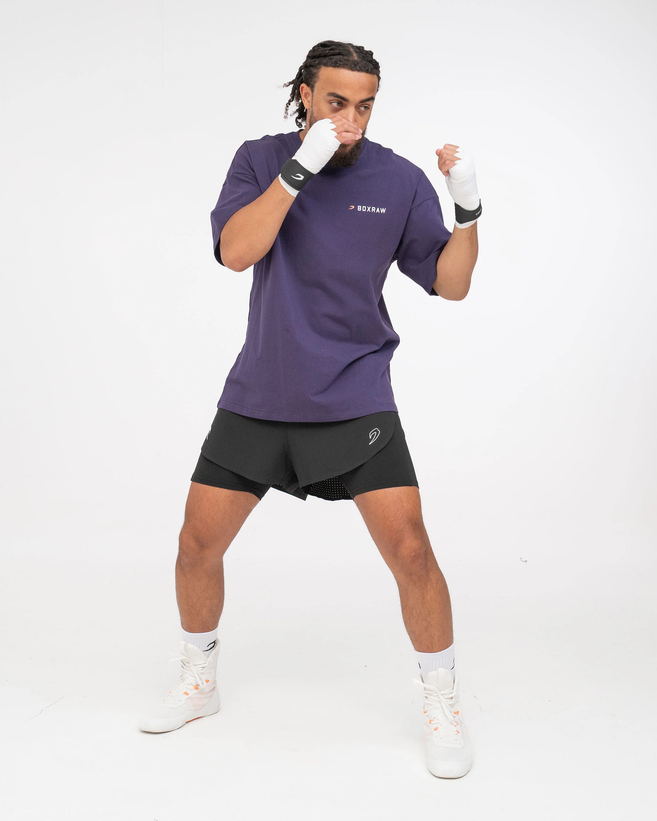 We Don't Play Boxing Oversized T-Shirt - Purple - Image 9